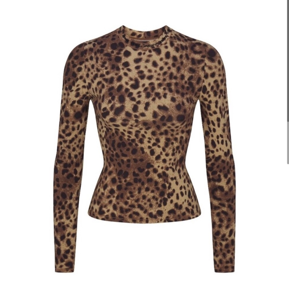 DOLCE&GABBANA X SKIMS
COTTON JERSEY LONG SLEEVE T-SHIRT